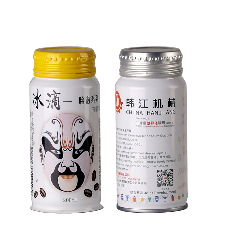 Screw Cap Beverage Can 旋口饮料罐